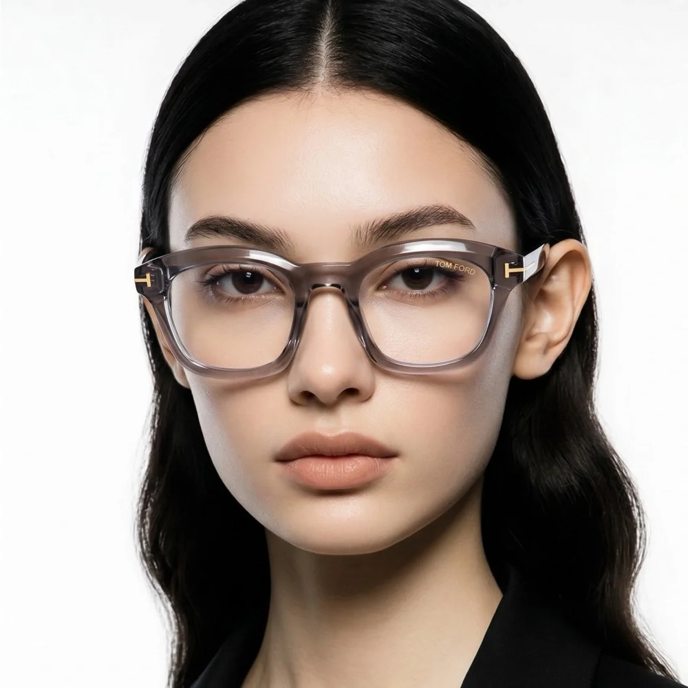 New Authentic Tom Ford Gray Eyeglasses TF5961-B 020